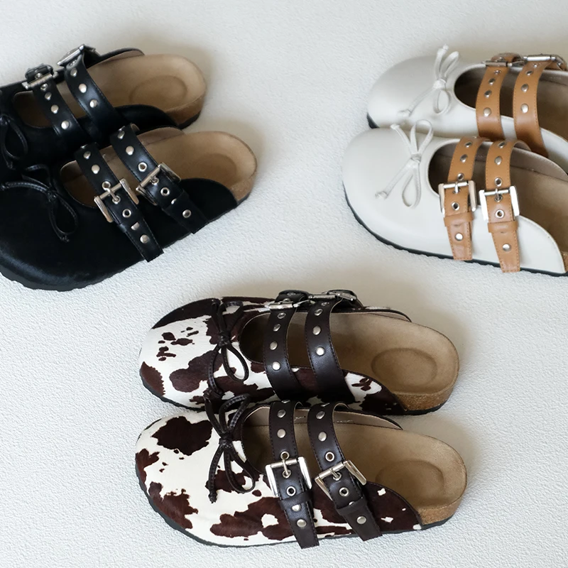 Women Punk Sandals Buckle Design Slippers Fashion Platform Sandals Outdoor Non-Slip Slides Casual Outdoor Shoes For Female 35-40