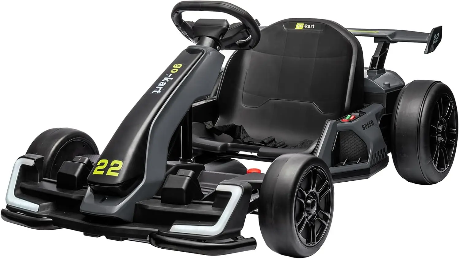 300W Powerful Drift Kart for Kids, Electric Pedal Kart,with 300W Strong Motor, Drift/Sport Mode, Big Battery, Eva Tire,Length