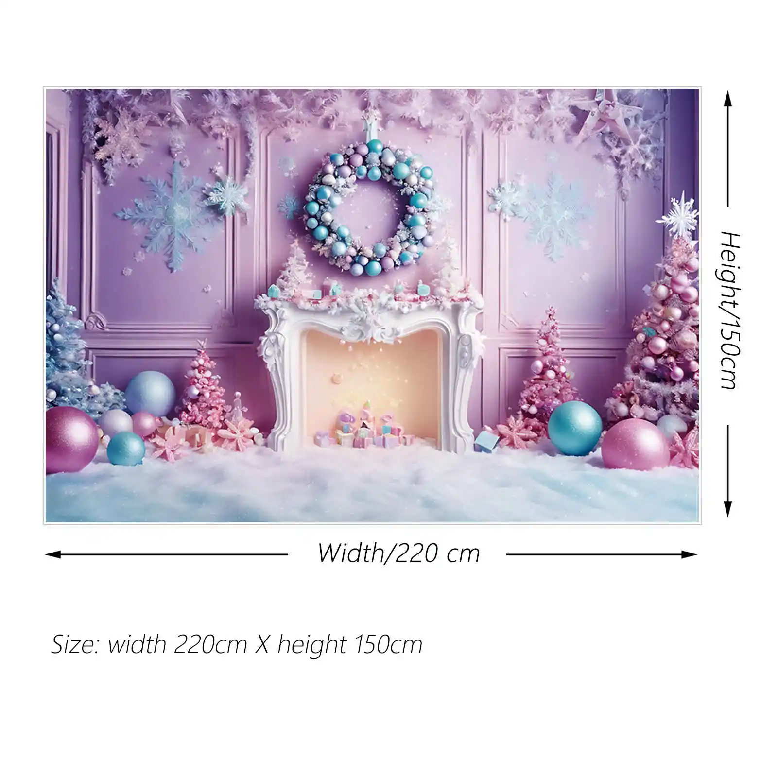 MOON.QG Рождественская Мерцающая рождественская елка фон фиолетовый орнамент елка камин снежинка фон фотозона товары