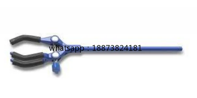 Head Clamp for Lab Use Burette Stand Glass Distilling Three Finger Clamp fast shipping
