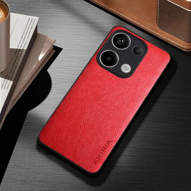 Case for Xiaomi POCO M6 M4 M3 Pro M5S M5 coque classical durable business leather cover for poco m6 pro 4g case funda