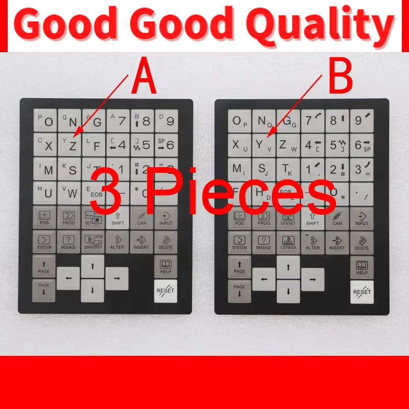 3 Pieces  A98L-0005-0298#T/#M A02B-0319-K710#T -- New keypad Film Membrane switches Keyboards Keypads