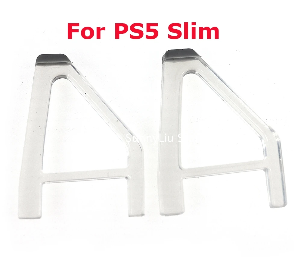 2pcs Horizontal Stand Base Stand Acrylic Support Storage Stand for PS5 Slim digital drive version Mini Desktop Stand for PS5