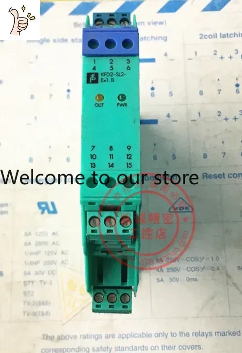 2026.4 Original P+F Safety Barrier KFD2-SL2-Ex1.B 98088S Spot Special Genuine.