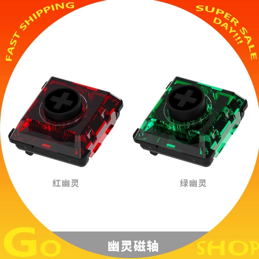 

DOIO PG15 Mechanical Low-Profile Switch Red/Green/Blood Ghost Switches Trigger Quickly For Mechanical Keyboard Accessories Gift