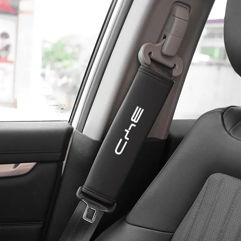 2-Pack Premium Leather Seat Belt Shoulder Pads for BYD Cars