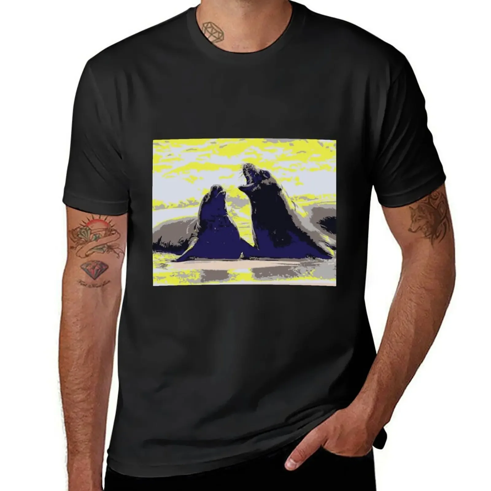 

Seals Gone Wild T-Shirt cute tops oversized graphic tee mens workout shirts