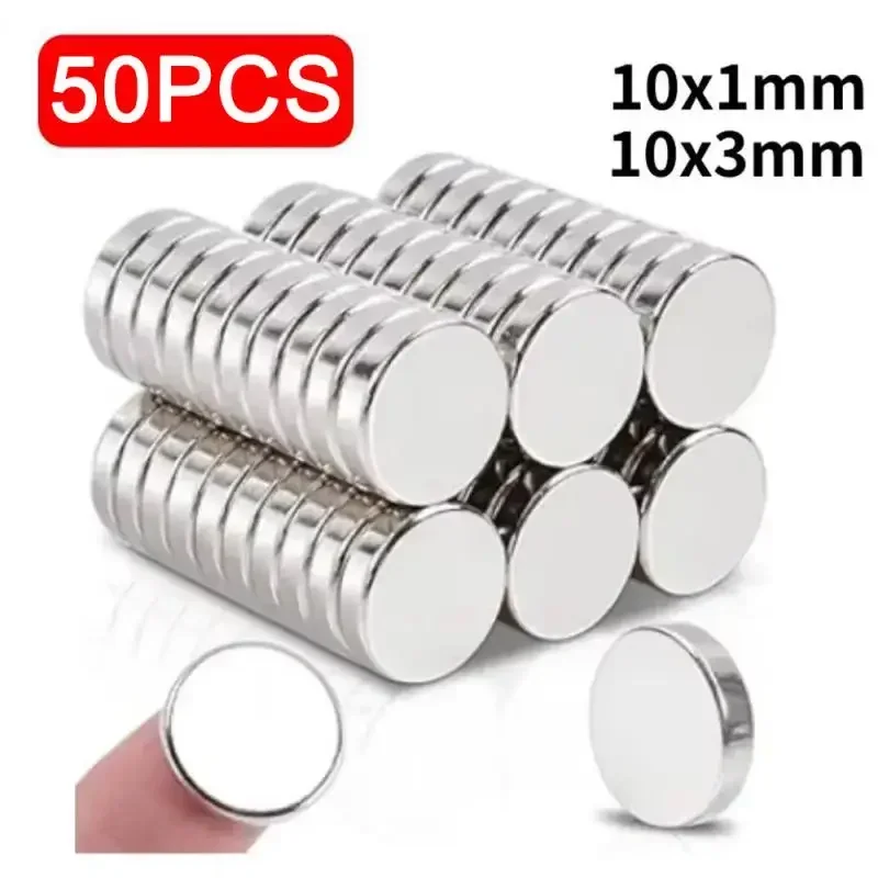 10x1 10x3 Neodymium Magnet 10mm X 3mm N35 NdFeB Round Super Powerful Strong Permanent Magnetic Imanes Disc 10*3