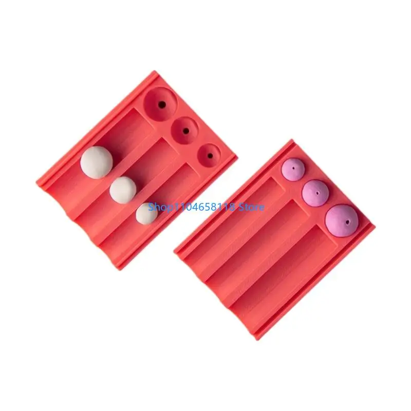 

Portable Polymer Clay Bead Rolling Mold Craft Tool For DIY Jewelry Earrings Pendant Making With Punching Function