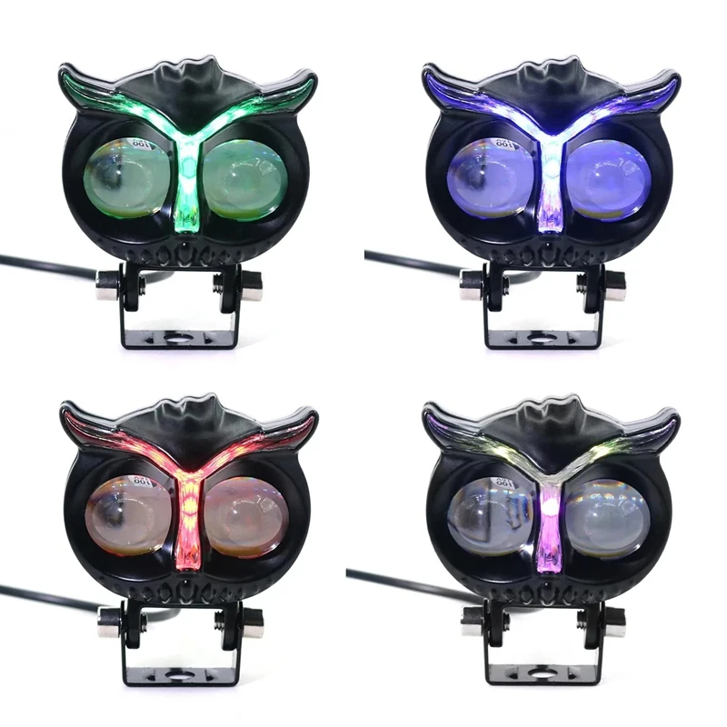 

Owl Motorcycle Spotlights led Auxiliary motorcycle headlights Mini additional Lights Fog Lamp 6 models motorcycle accessories