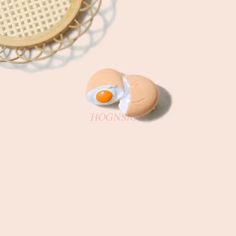 Breakfast Egg Hair Clip Fun Bang Clip Girl Cute Side Clip Top Clip Versatile