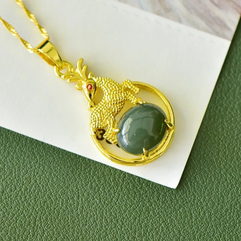 Copper Inlaid Hetian Jade Has Your Fashion Pendant All The Way