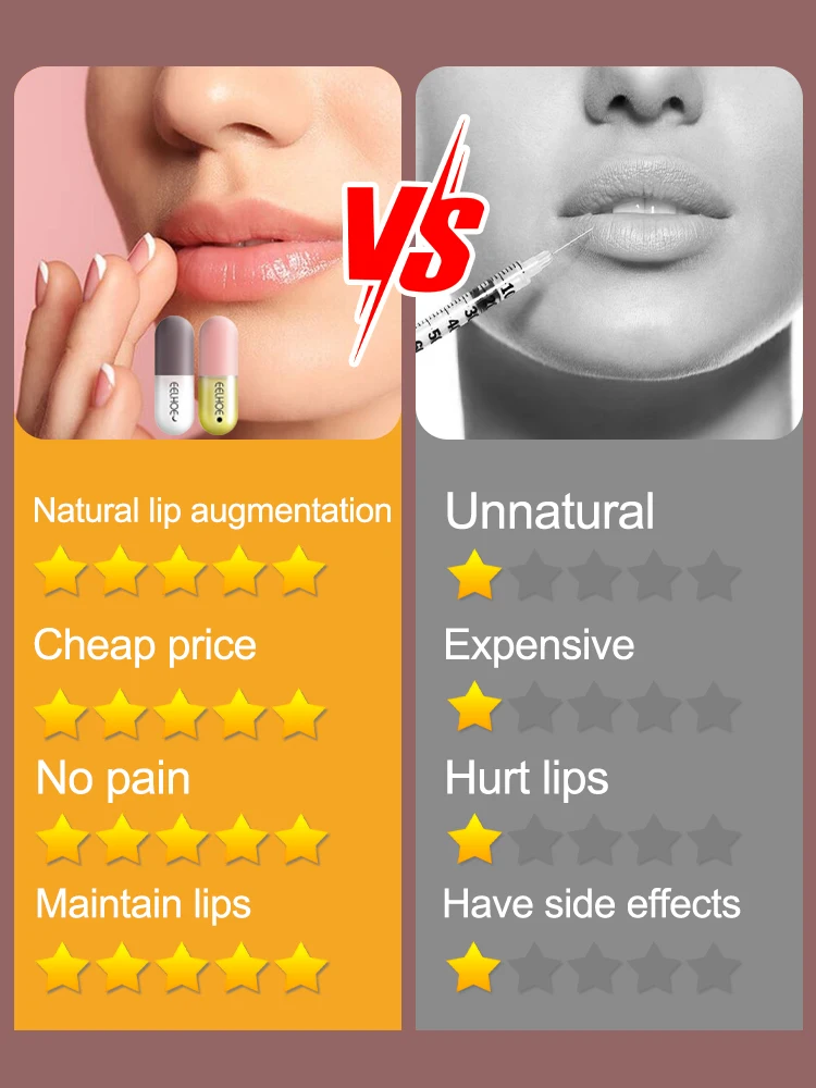 Minyak serum mempertebal bibir, minyak serum penuh bibir