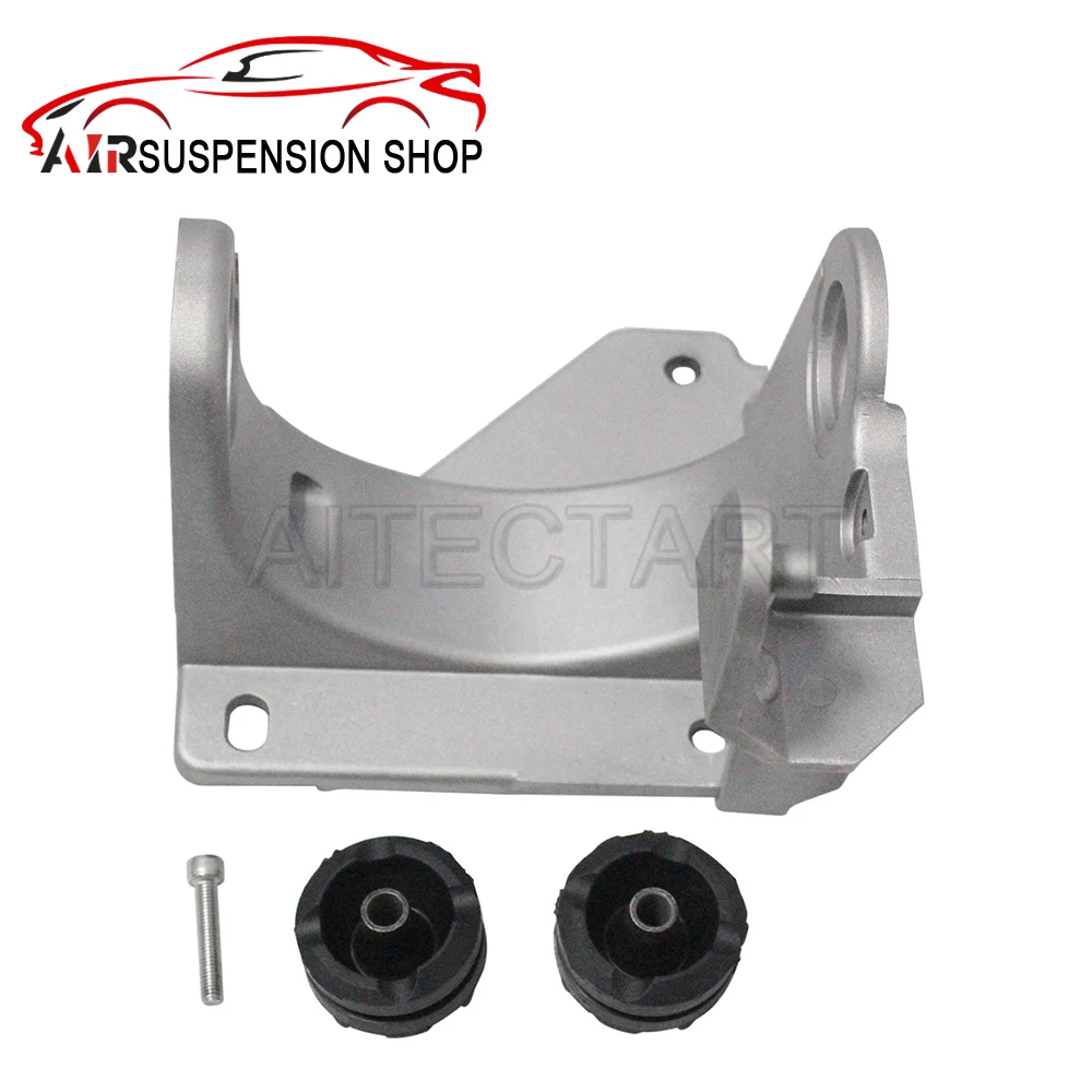 

For Land Rover Discovery 3/4 LR3 LR4 Range Rover Sport L320 Air Suspension Compressor Mount Bracket Kit w/ Rubber Mounting