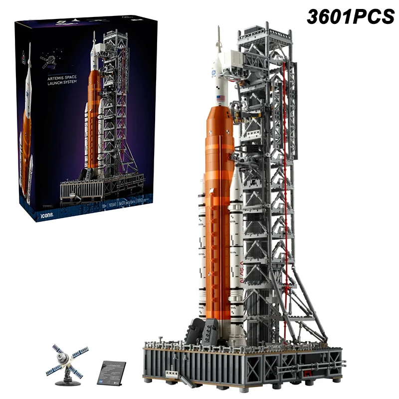 

3601PCS Creative Technology Artemis Space Launch System Rocket Building Blocks Construction Bricks Toys Gift For Children Kids