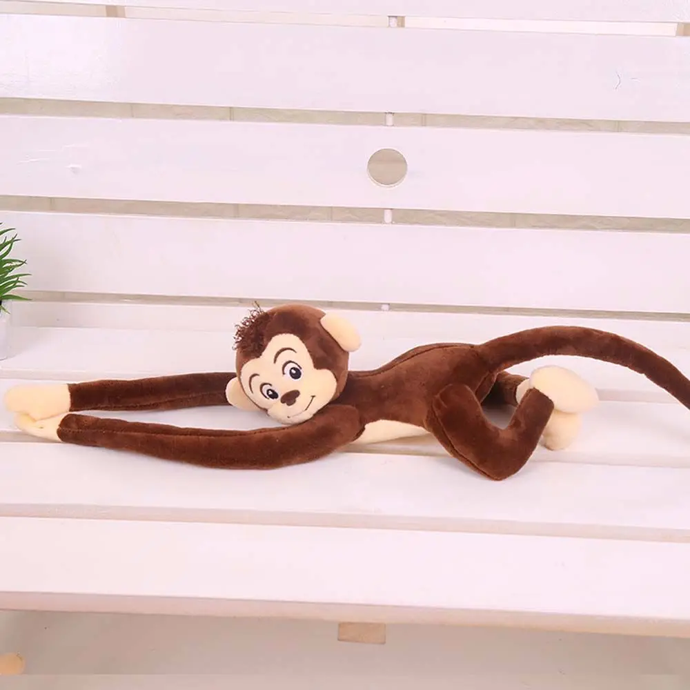Pour enfants enfants cadeaux poupée animale décoration de la maison singe coton jouets en peluche singe à bras Long jouets en peluche poupée en peluche