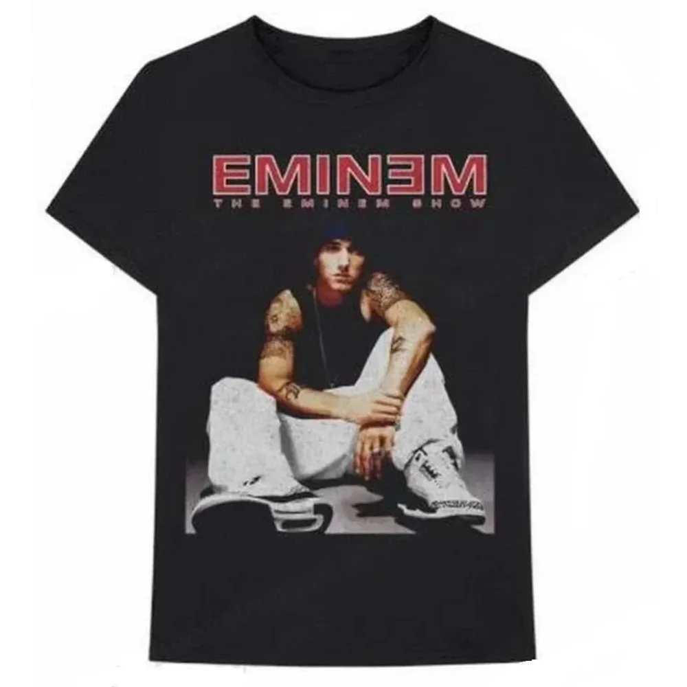 Berühmtes Rapper-Eminem-T-Shirt für Damen, Modisches Rundhals-Kurzarm-Shirt, Hip-Hop-T-Shirts, Rock-Camisetas, Klassisches Design, Y2K-Kleidung – Detail 7