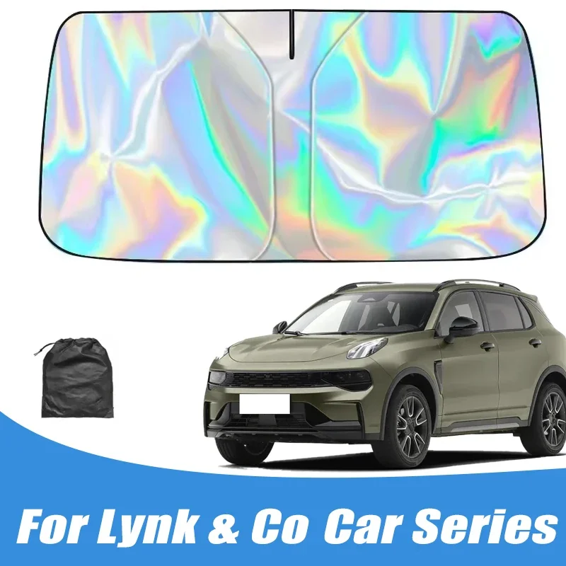 For Lynk & Co 01 02 03 05 06 07 08 09 Z10 2200 900 Car Sun Visor Windshield Sunshade Heat Insulation Auto Accessories