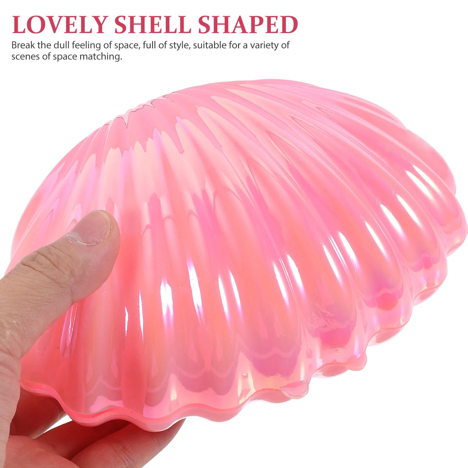 

Shell Shaped Jewelry Box Fresh Colors Multipurpose Small Storage Container Party Favor Candy Holder Wedding Gift