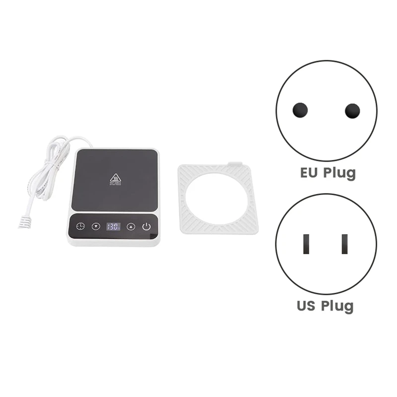 

Электрический, чашка, Нагреватель 9 режимов, постоянная температура, автоматическая остановка, равномерный подогрев, Настольная чашка, подогреватель для офиса, кофе