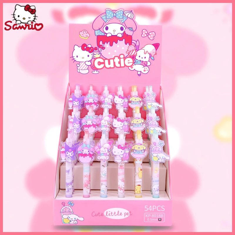 

Sanrio Cute Cartoon Delicate Gel Pen Set By Moving Pen Creative Box By Signature Pen Student Stationery Office Supplies Gifts