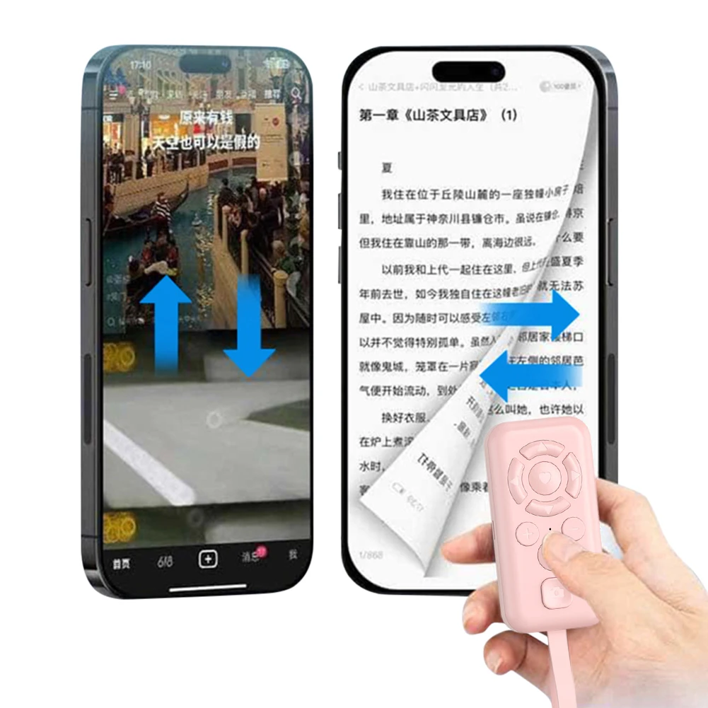 

Portable Camera Stick TYPE-C Rechargeable BT Shutter Button Multi-Function Wireless Phone‌ Controller for Phone‌ Selfie
