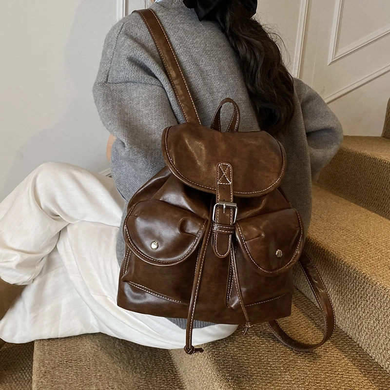 

Женская кожаная сумка через плечо, элитная элегантная сумка на плечо для дам, модная сумка-тоут, винтажная классическая дизайнерская сумка в парижском стиле