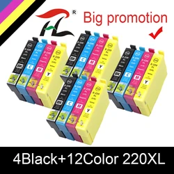 HTL T220XL Compatible for Epson WorkForce WF-2630 WF-2650 WF-2660 XP-320 XP-420 printer ink Epson 220XL T220 ink cartridge