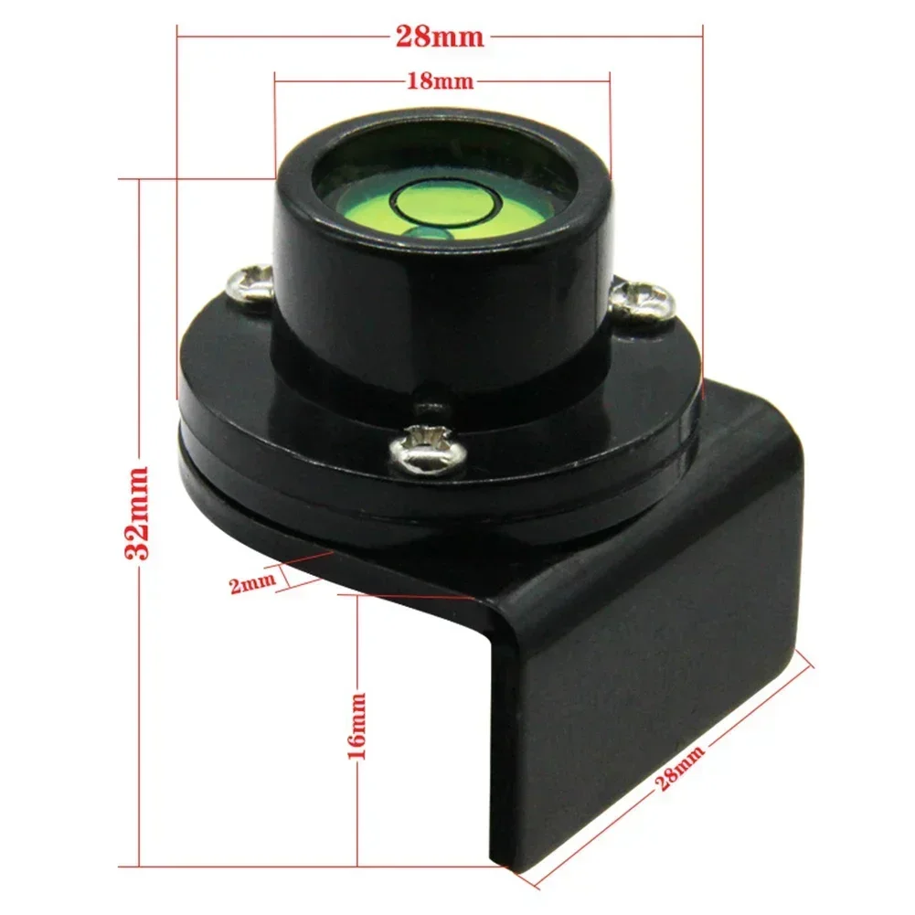 New Practical Replacement Bubble Level For Tower Ruler 32*28*28mm For Total Station For Total Station Theodolite