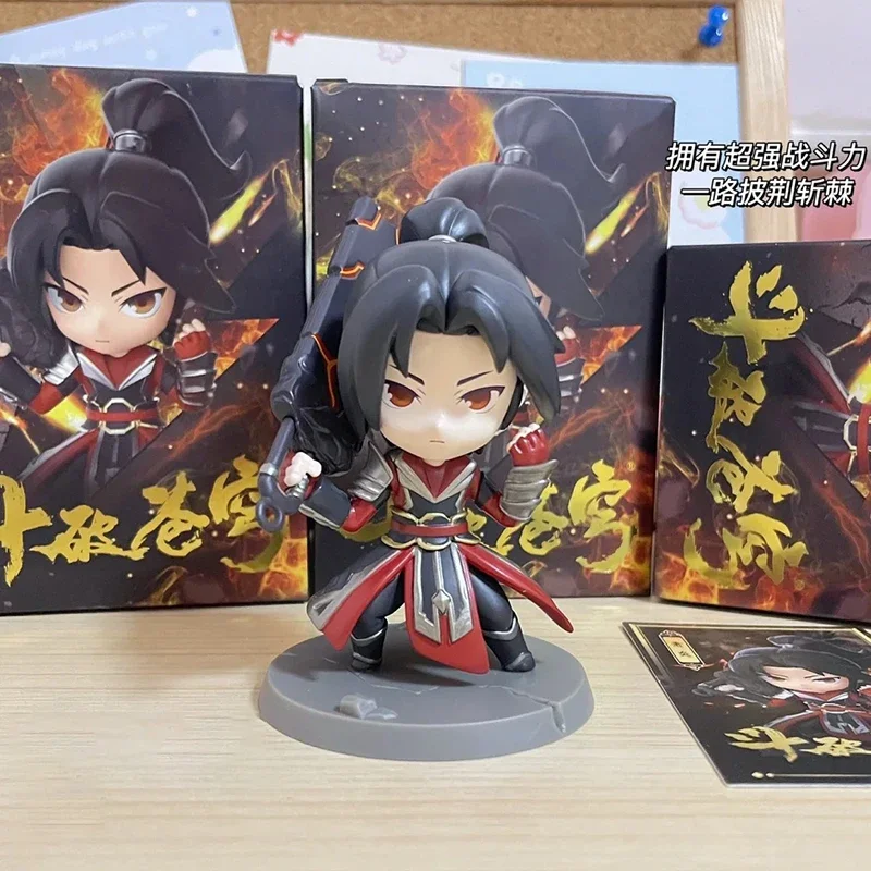 Fights Break Sphere Fight Technology Series Blind Box Action Figures Cute Xiao Yan Du Meisha Animated Peripheral Decoration Gift