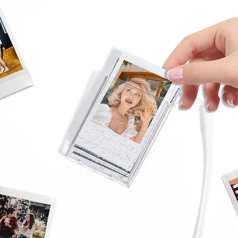 64/80 Taschen Fotoalbum 3 Zoll Transparenter Fotokartenhalter Instax Mini Aufbewahrung Sammelbuch Namenskarte De Fotos