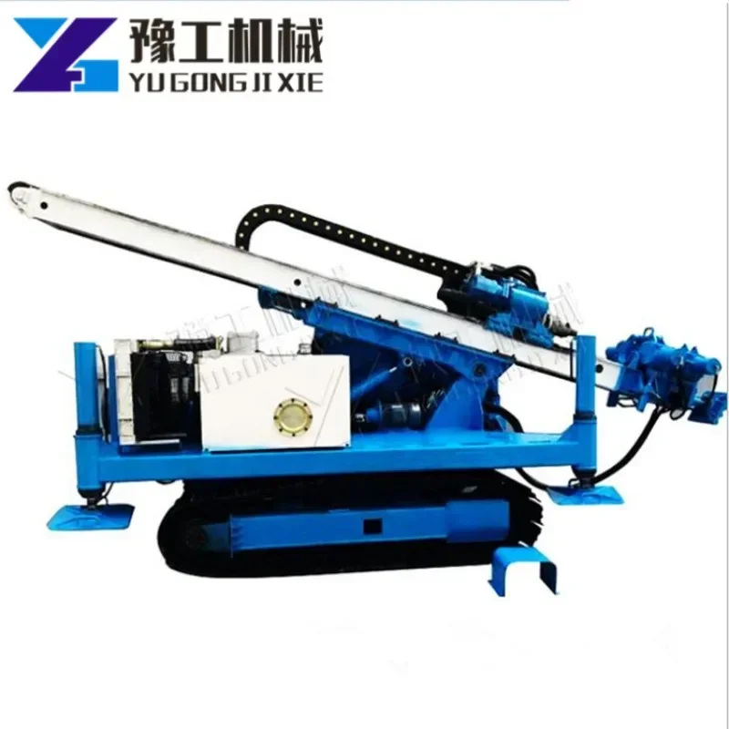 Earth Hole Drilling Machine Anchoring Drilling Machine Tunnel Boring Machine Sale Hydraulic Dth Drill Rig Factory Price