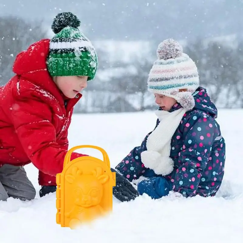 Strumenti per la neve con sabbia Giocattoli da giardino Stampo per neve con sabbia per bambini Giocattoli estivi per bambini per giochi da spiaggia al mare Sabbia Neve Inverno Snow Fort Maker