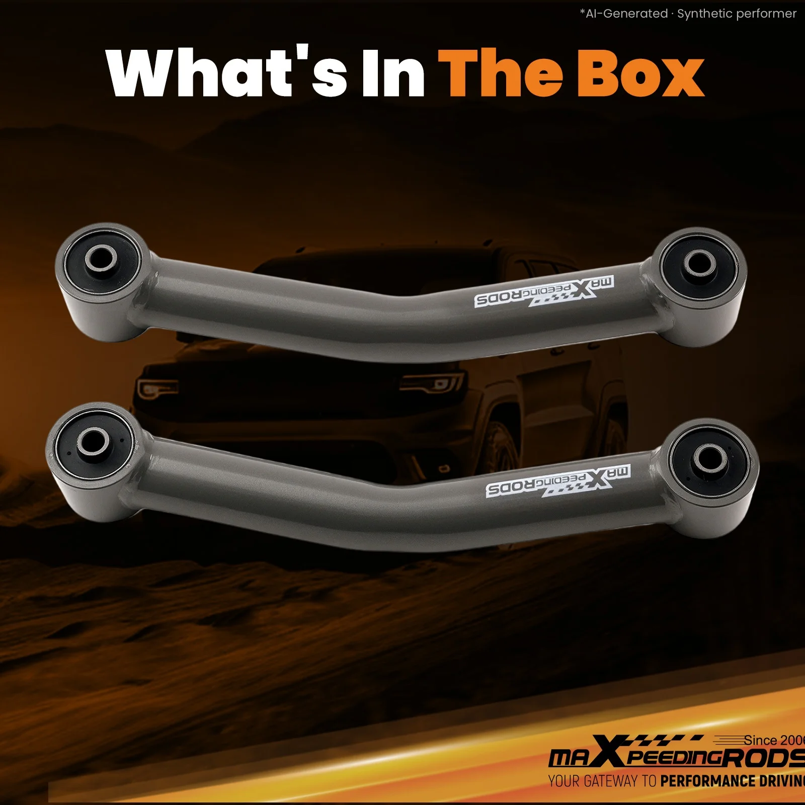 Suspension Kit Front Lower Control Arms 4in. for Jeep Wrangler TJ ZJ 1997-06 4WD