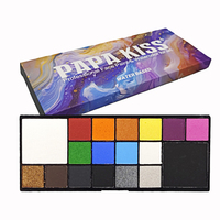 18 colors face and body painting palette is safe and easy to clean, suitable for cosplay, stage performances, festivals, parties