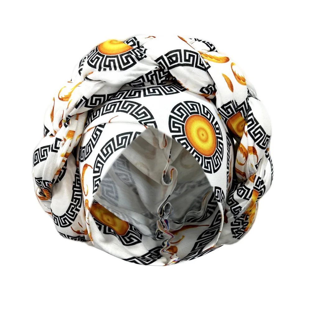 Afrikanische Headtie Motorhaube Hut Turban für Frauen Muslimischen Kopf Wrap Nigerian Schal Geflecht Hijab Femme Chemo Caps Abdeckung – Detail 19