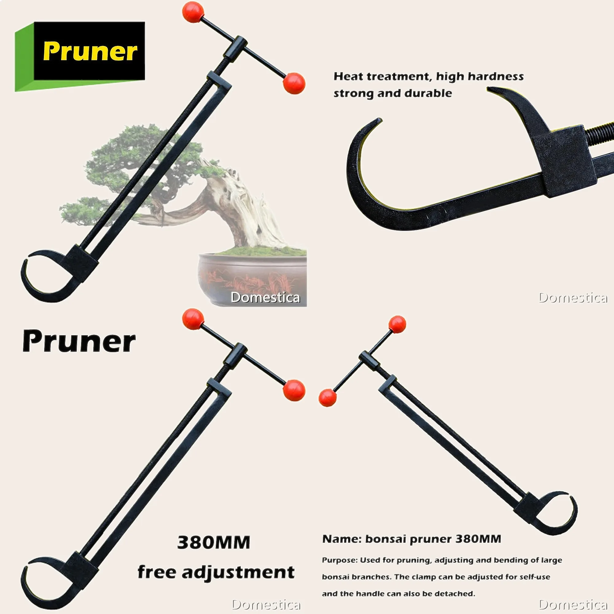 Garden Bonsai Branch Bending Machine Forged Steel Tree Trunk Adjuster DIY Tool