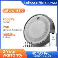 Lefant M310 Robot Vacuum Cleaner-4500Pa Powerful Suction, PreciSense Obstacle Avoidance, 140 Mins Self-Charging,App/Voice/Remote