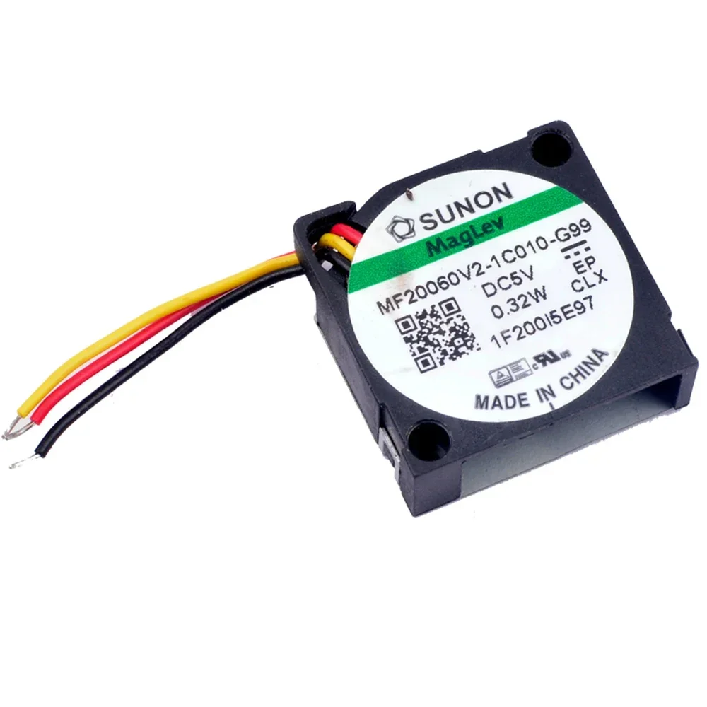 MF20060V2-1C010-G99 for SUNON 2006 20mm 2cm DC 5V 0.32W Ultra-thin Miniature Centrifugal Side Blowing Blower Cooling Fan