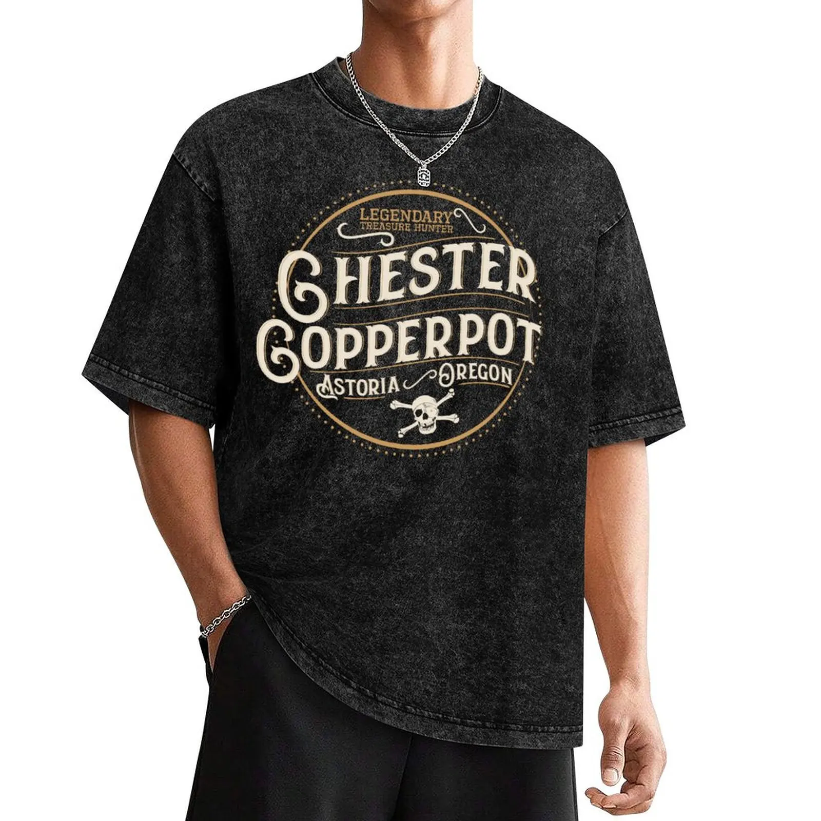 Chester Copperpot - Legendary Treasure Hunter T-Shirt korean fashion anime shirt anime tshirt mens t shirts