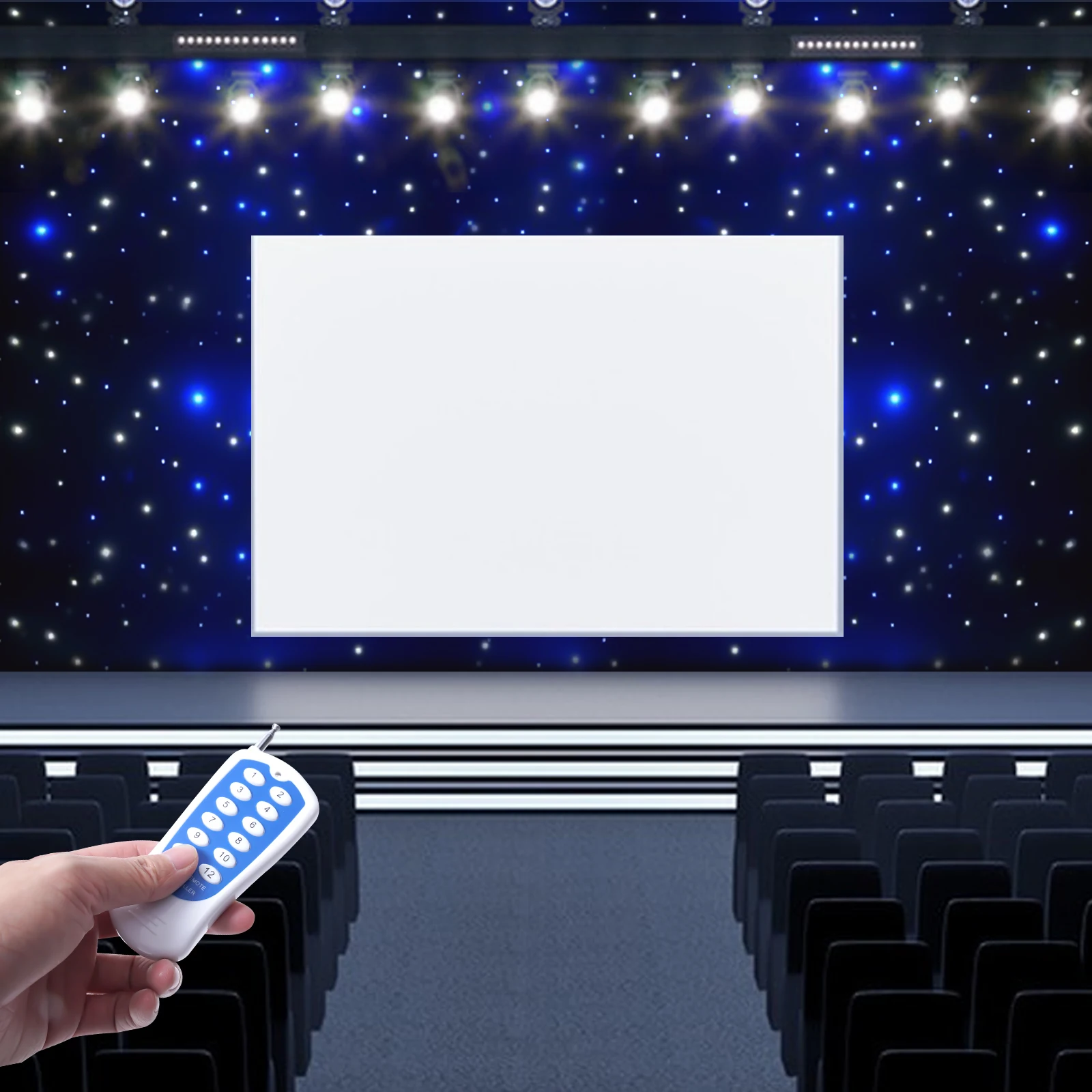 مقاوم للماء لهب المخملية LED خلفية 2 ألوان 3 طرق DMX512 تحكم عن بعد للحزب KTV ملهى ليلي