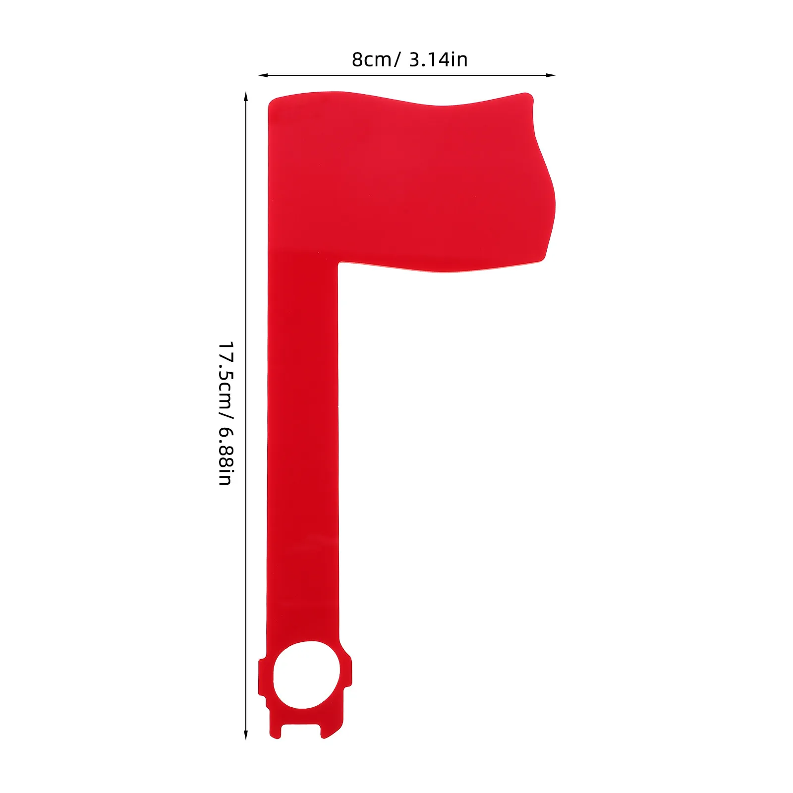 Acrylic Mailbox Flag Chess Piece Rotatable Red Mini Flag National Design Modern Minimalist for Home Office Classroom Mailbox