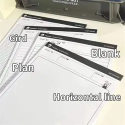 1PC B5 Sticky Note Paper Simple and Tear off Paper Learning Supplies Plan Note Book
