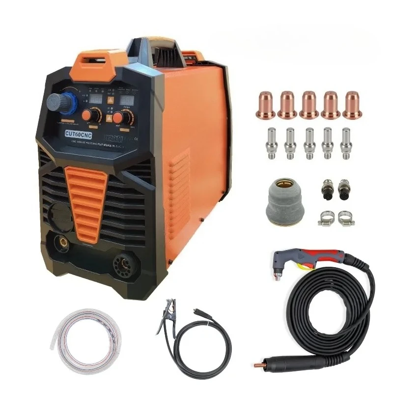 CNC Non-HF Pilot Arc CUT65 CNC iYeah Plasma Cutter 110V/220V 65A IGBT Machine With PT60/PTM60 Straight Torch Easy Cutting 25mm