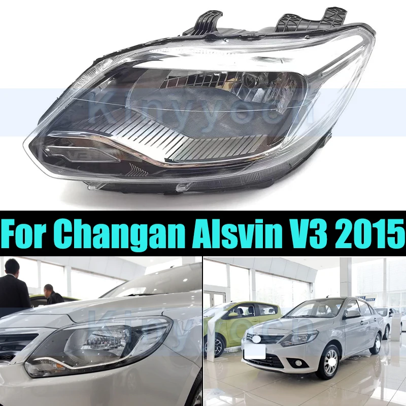 

Headlight Head Light Lamp For Changan Alsvin V3 2015 Front Bumper Headlight Headlamp