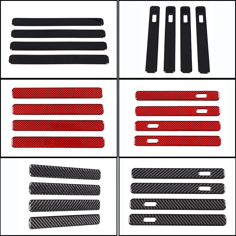 For Land Rover Range Rover Evoque/Velar L551 2024-2026 PVC/soft carbon fiber Car exterior handle decorative patch Accessories