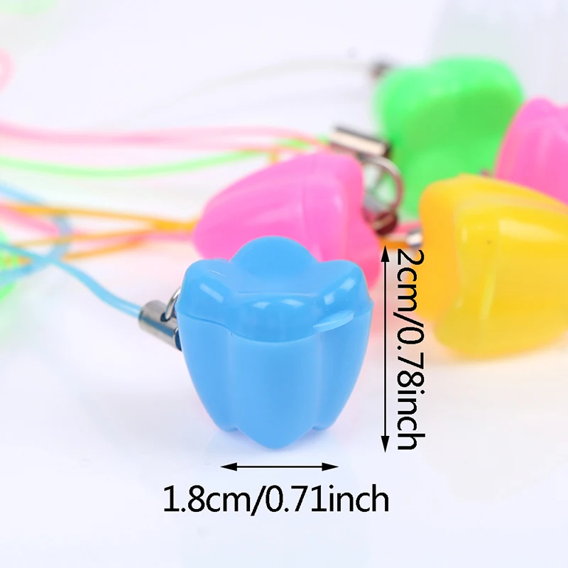 10pcs Colorful Baby Kids Tooth Storage Box Organizer Milk Teeth Keepsake Holder