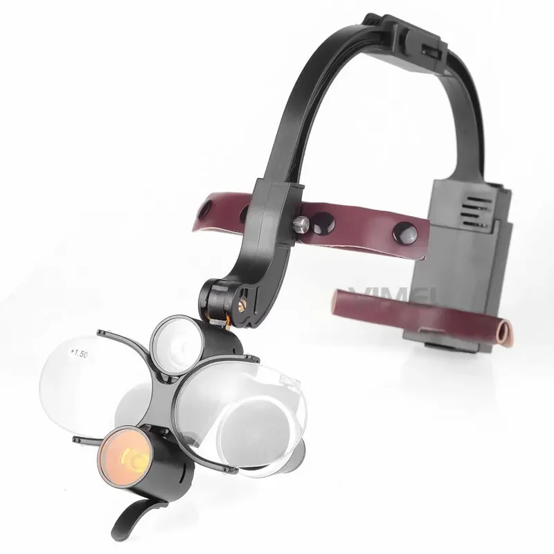 OEM 6.0X/2.5X/3.5X/ de ntal Headlamp Medical Loupes Magnifier Wireless Surgical Headlight  For de ntal Operation Factory Supplie