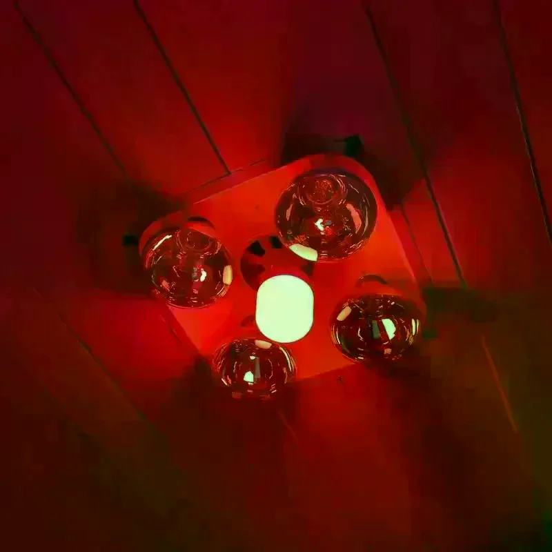 High Power Red LED Light Bulb E27/B22 AC 220V 5W 10W 15W 30W High Brightness Spot Light Festive New Year Bulb Christmas Lights