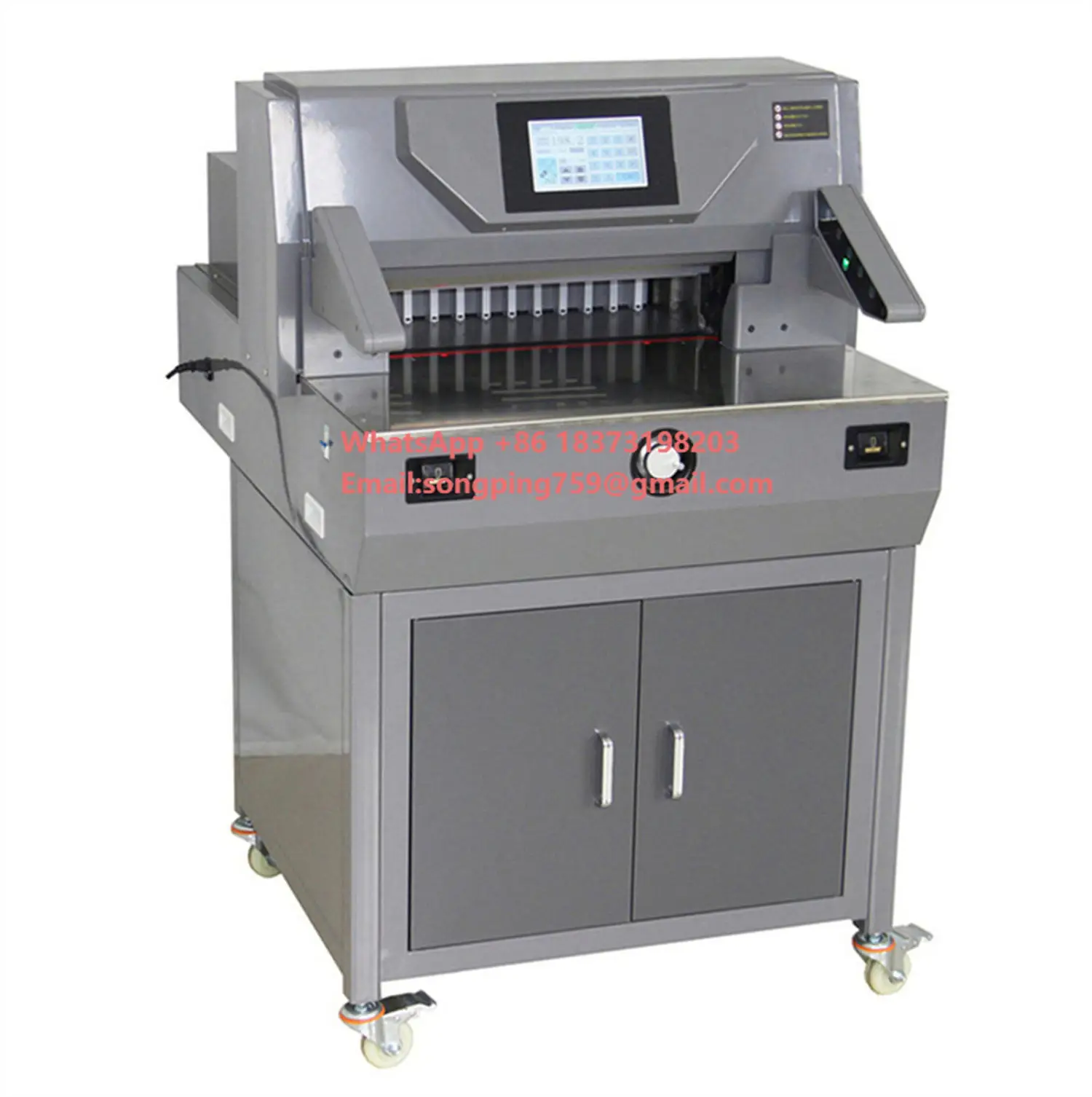 Program Control Paper Strip Cutting Machine Good Price Book Side Guillotine Cutter Paper Processing Machinery